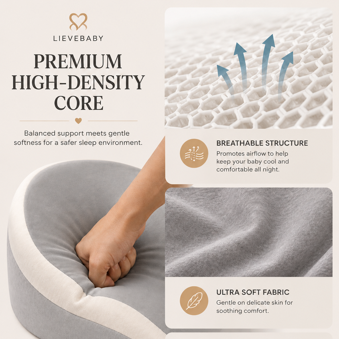 The Knus — anti-reflux feeding lounger - Reflux Wedge & Nursing Support