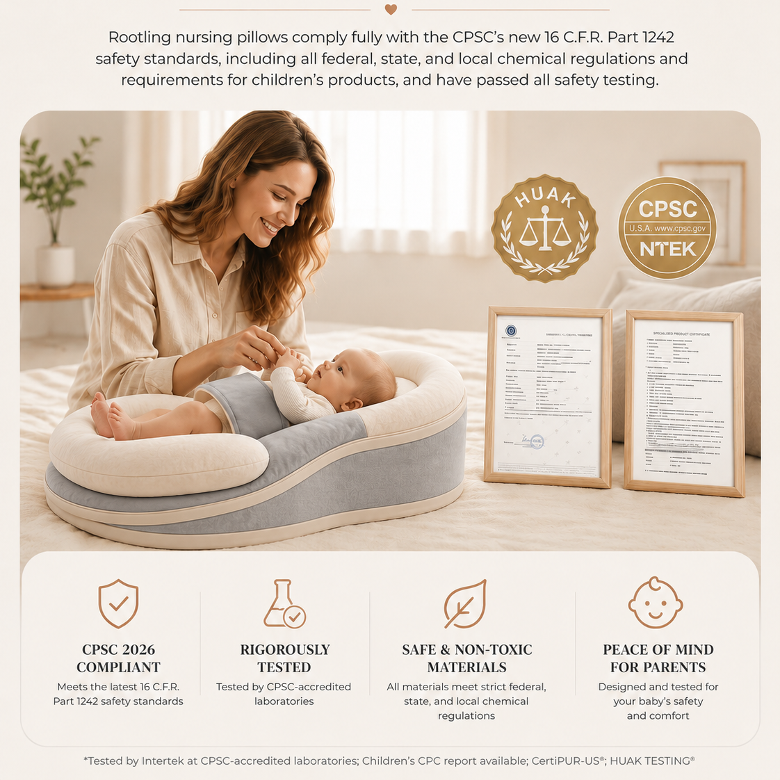 The Knus — anti-reflux feeding lounger - Reflux Wedge & Nursing Support